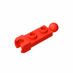 GOBRICKS GDS-904 Plate, Modified 1 x 2 with Tow Ball and Small Tow Ball Socket on Ends - YWOBB
