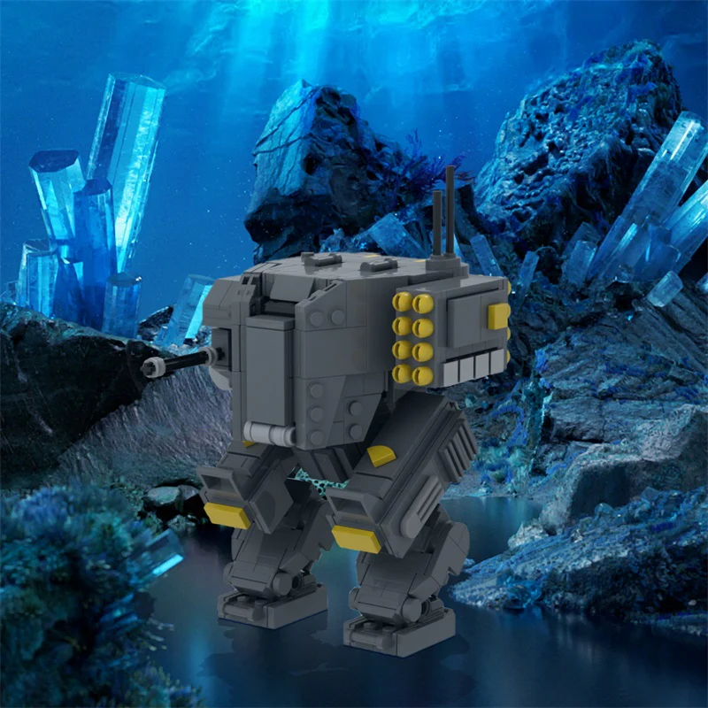 GOBRICKS MOC 175210 Helldivers 2 EX-45 Patriot Exosuit - YWOBB