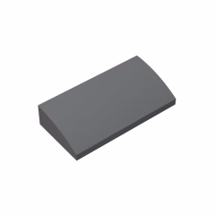 GOBRICKS GDS-859  Curved 2 x 4 x 2/3 with Bottom Tubes - YWOBB