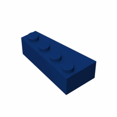 GOBRICKS GDS-593 Wedge 4 x 2 Right - YWOBB