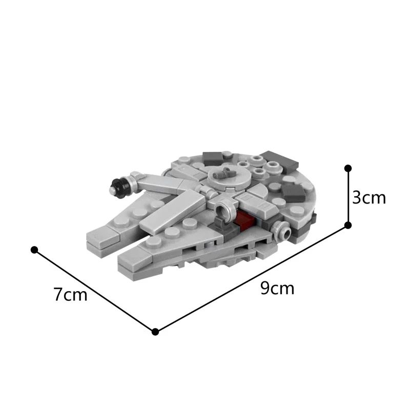 MOC 36420 Millennium Falcon (2bricks Micro Scale Fleet) - YWOBB