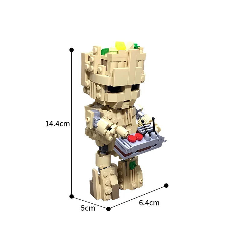 GOBRICKS MOC 170178 BABY GROOT - YWOBB