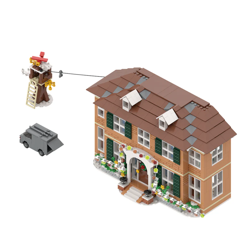 GOBRICKS MOC A0673 Home Alone �?Kevin’s House - YWOBB