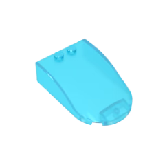 GOBRICKS GDS-21121 Windscreen 6 x 4 x 1 1/3 Canopy Straight Sides - YWOBB