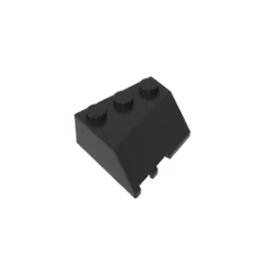 GOBRICKS GDS-90045 Wedge 3 x 3 Sloped Right - YWOBB
