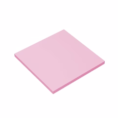 GOBRICKS GDS-1116 Tile 6 x 6 with Bottom Tubes - YWOBB