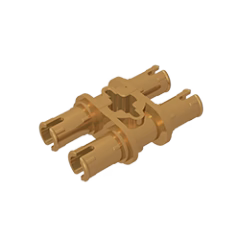 GOBRICKS GDS-868 Pin Double with Axle Hole - YWOBB