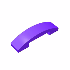 GOBRICKS GDS-831 Curved 4 x 1 Double - YWOBB