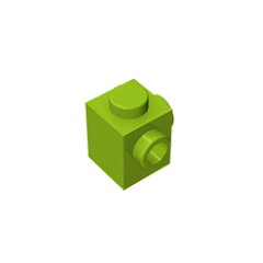 GOBRICKS GDS-1046 Modified 1 x 1 with Studs on 2 Sides, Adjacent - YWOBB