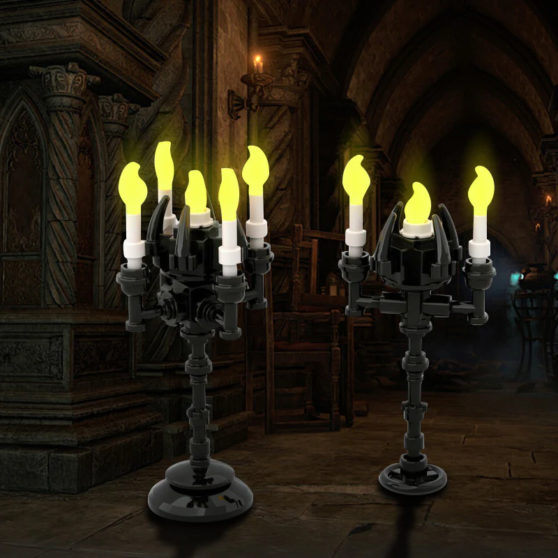 GOBRICKS MOC 137300 Candle Holder - YWOBB