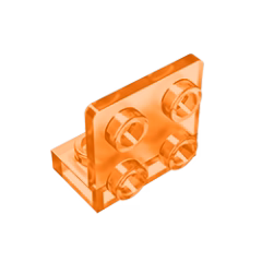 GOBRICKS GDS-642 Bracket 1 x 2 - 2 x 2 Inverted - YWOBB