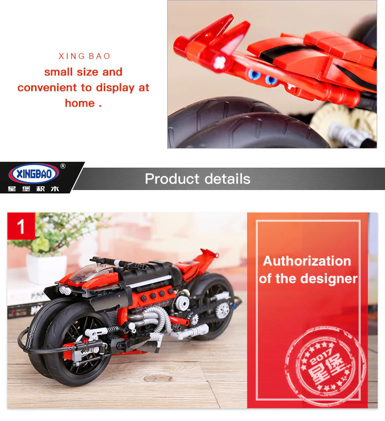 XINGBAO XB-03021 The Off-road Motorcycle - YWOBB