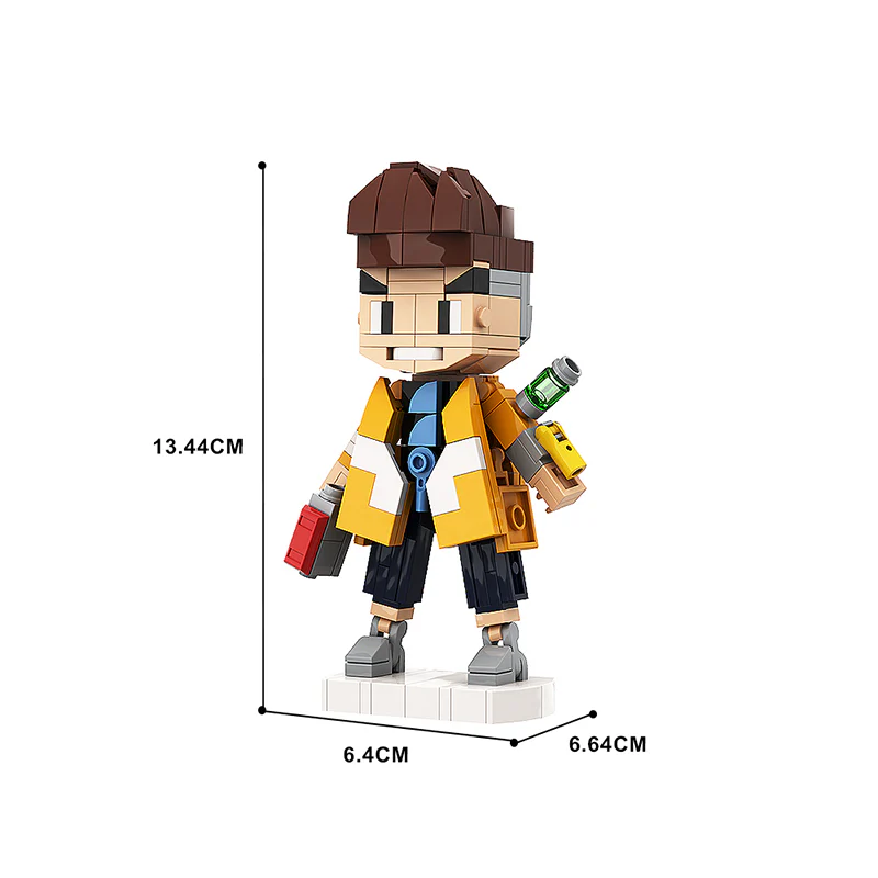 GOBRICKS MOC A0524 cyberpunk david - YWOBB