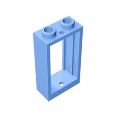 GOBRICKS GDS-782 Window 1 x 2 x 3 Flat Front - YWOBB