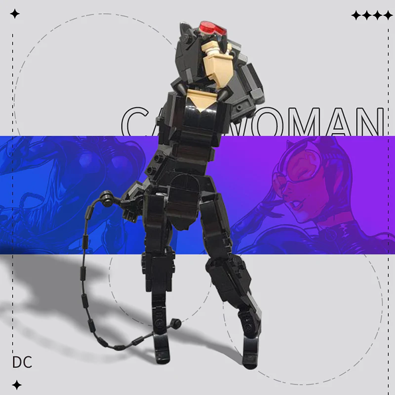 GOBRICKS MOC 129835 Catwoman - YWOBB