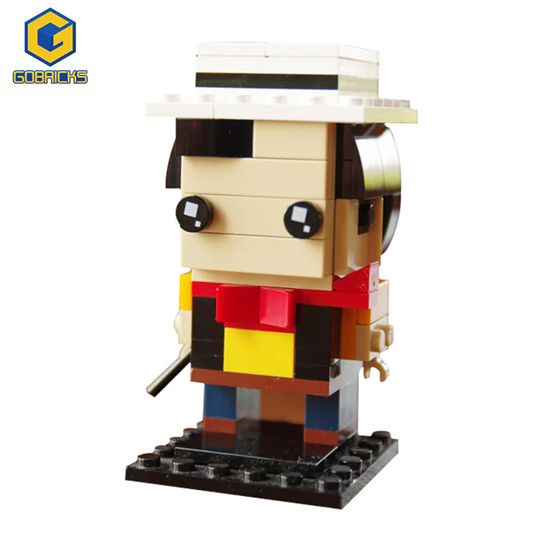 GOBRICKS MOC 49594 lucky Luke - YWOBB