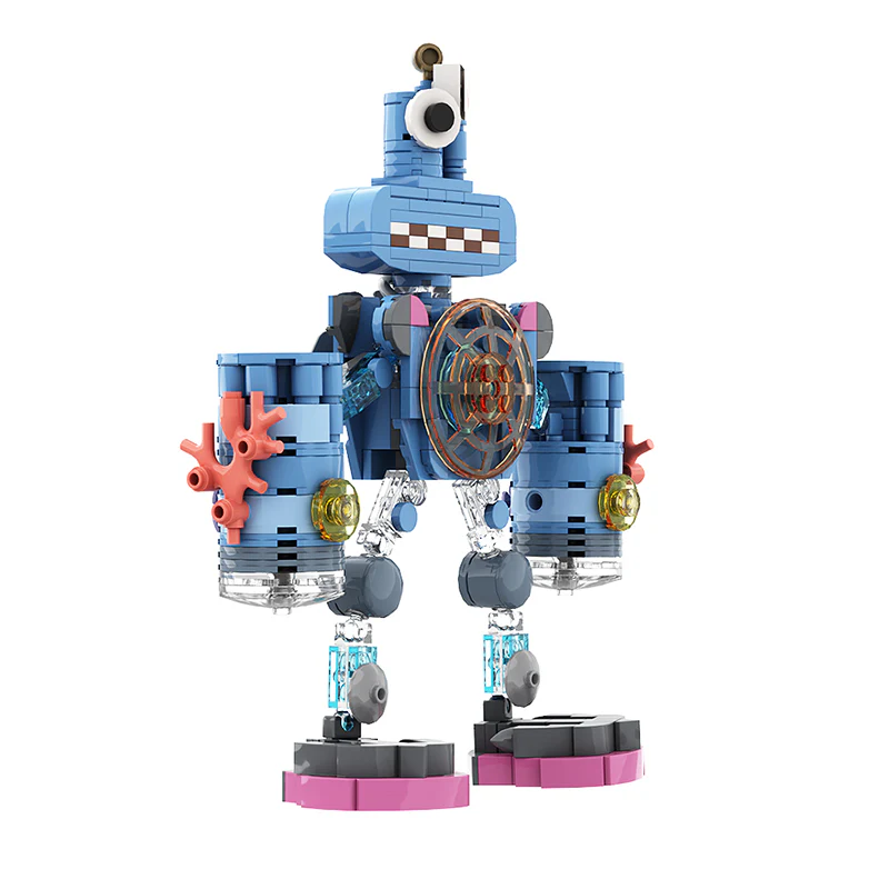 GOBRICKS MOC A0503Y07 My Singing Monsters-Water Monsters - YWOBB