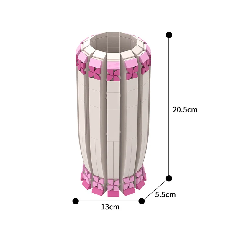 GOBRICKS MOC F-A0639 vase - YWOBB