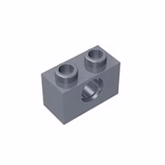 GOBRICKS GDS-623  Brick 1 x 2 with Hole - YWOBB