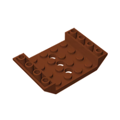 GOBRICKS GDS-684  Inverted 45 6 x 4 Double with 4 x 4 Cutout and 3 Holes - YWOBB