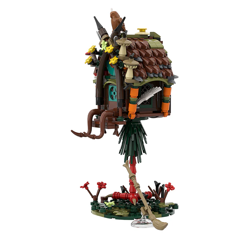 GOBRICKS MOC 128416 Baba Yaga hut - YWOBB
