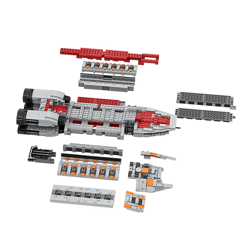 GOBRICKS MOC 19273 Battlestar Galactica: Minotaur - YWOBB