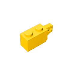GOBRICKS GDS-826 Hinge Brick 1 x 2 Locking with 1 Finger Vertical End - YWOBB