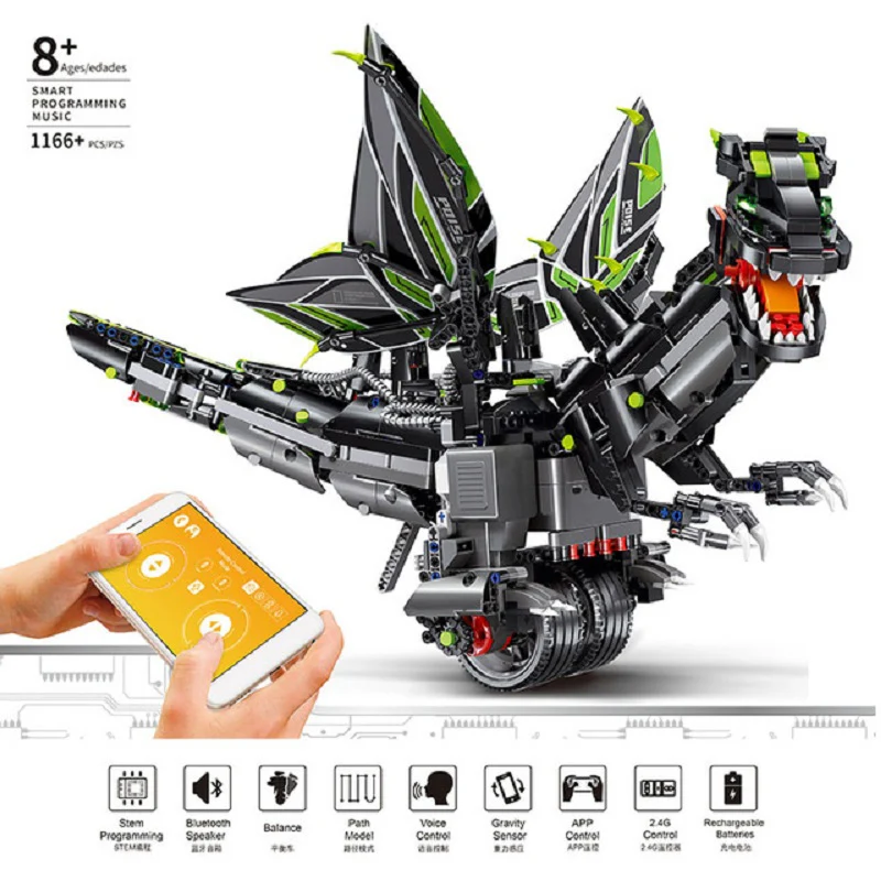 Mould King 13029 The RC balance Dragon - YWOBB
