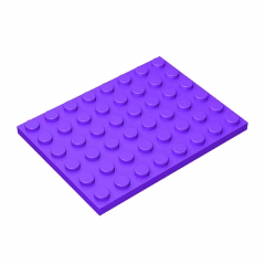GOBRICKS GDS-524 Plate 6 x 8 - YWOBB