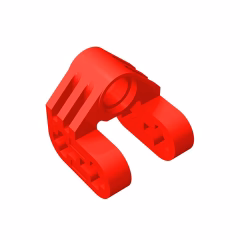 GOBRICKS GDS-1029 Axle and Pin Connector Perpendicular Split - YWOBB