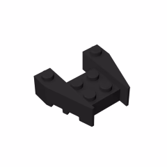 GOBRICKS GDS-947 Wedge 3 x 4 with Stud Notches - YWOBB