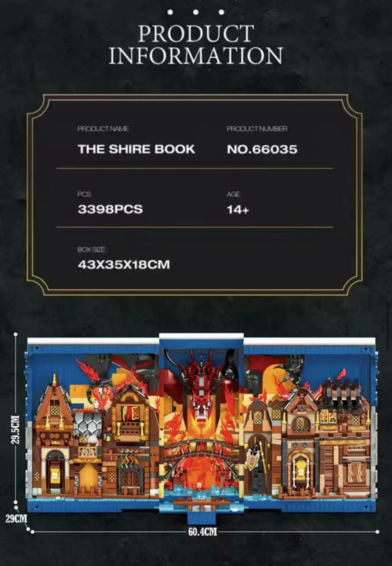Reobrix 66035 The Shire Book for Hobbit - YWOBB