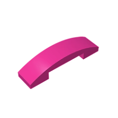 GOBRICKS GDS-831 Curved 4 x 1 Double - YWOBB