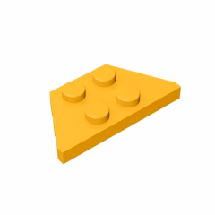 GOBRICKS GDS-555 Plate 2 x 4 - YWOBB