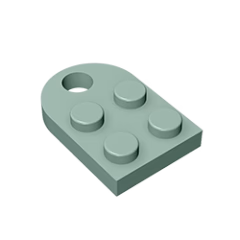 GOBRICKS GDS-846  Modified 2 x 3 with Hole - YWOBB