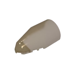 GOBRICKS GDS-M372 Windscreen 7 x 4 x 2 Round - YWOBB