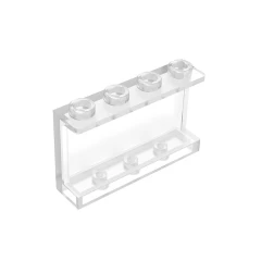 GOBRICKS GDS-787 Panel 1 x 4 x 2 with Side Supports - Hollow Studs - YWOBB