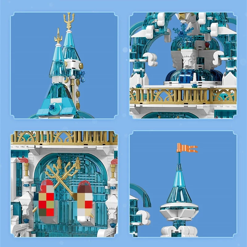 Mould King 11007 - 11010 Frozen Castle - YWOBB