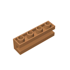 GOBRICKS GDS-1193 Modified 1 x 4 with Groove - YWOBB