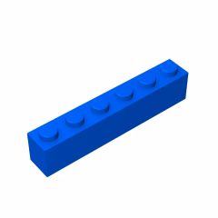 GOBRICKS GDS-535 Brick 1 x 6 - YWOBB