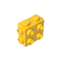 GOBRICKS GDS-90082 Brick Modified 1 x 2 x 1 2/3 with Studs on Side and Ends - YWOBB