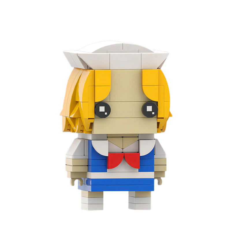 MOC 125950 Punk Eleven (Stranger Things) Custom Brickheadz - YWOBB