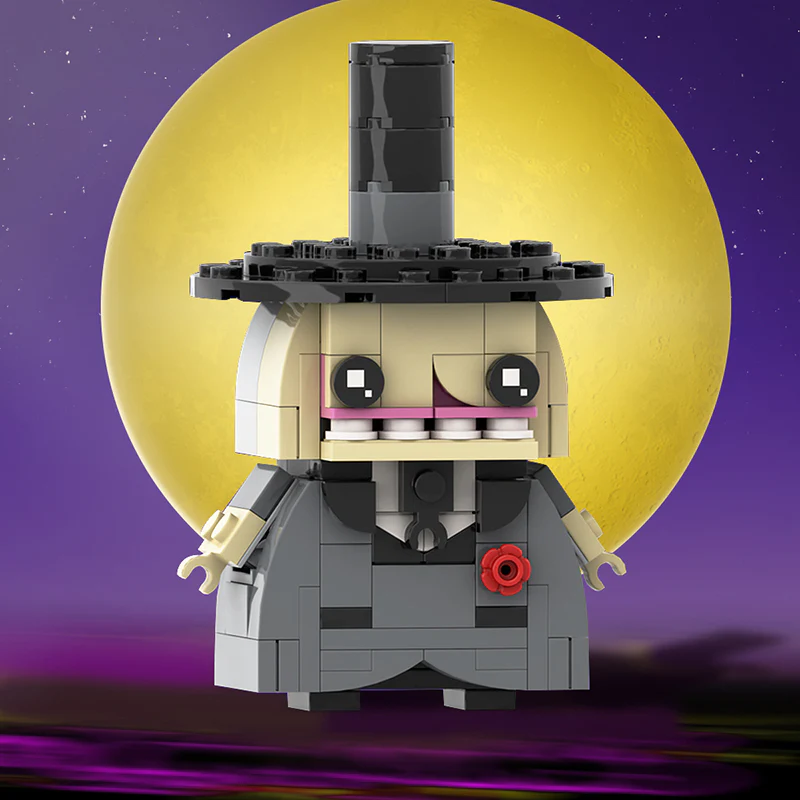 GOBRICKS MOC 162663 Mayor of Halloweentown (Nightmare Before Christmas) - YWOBB