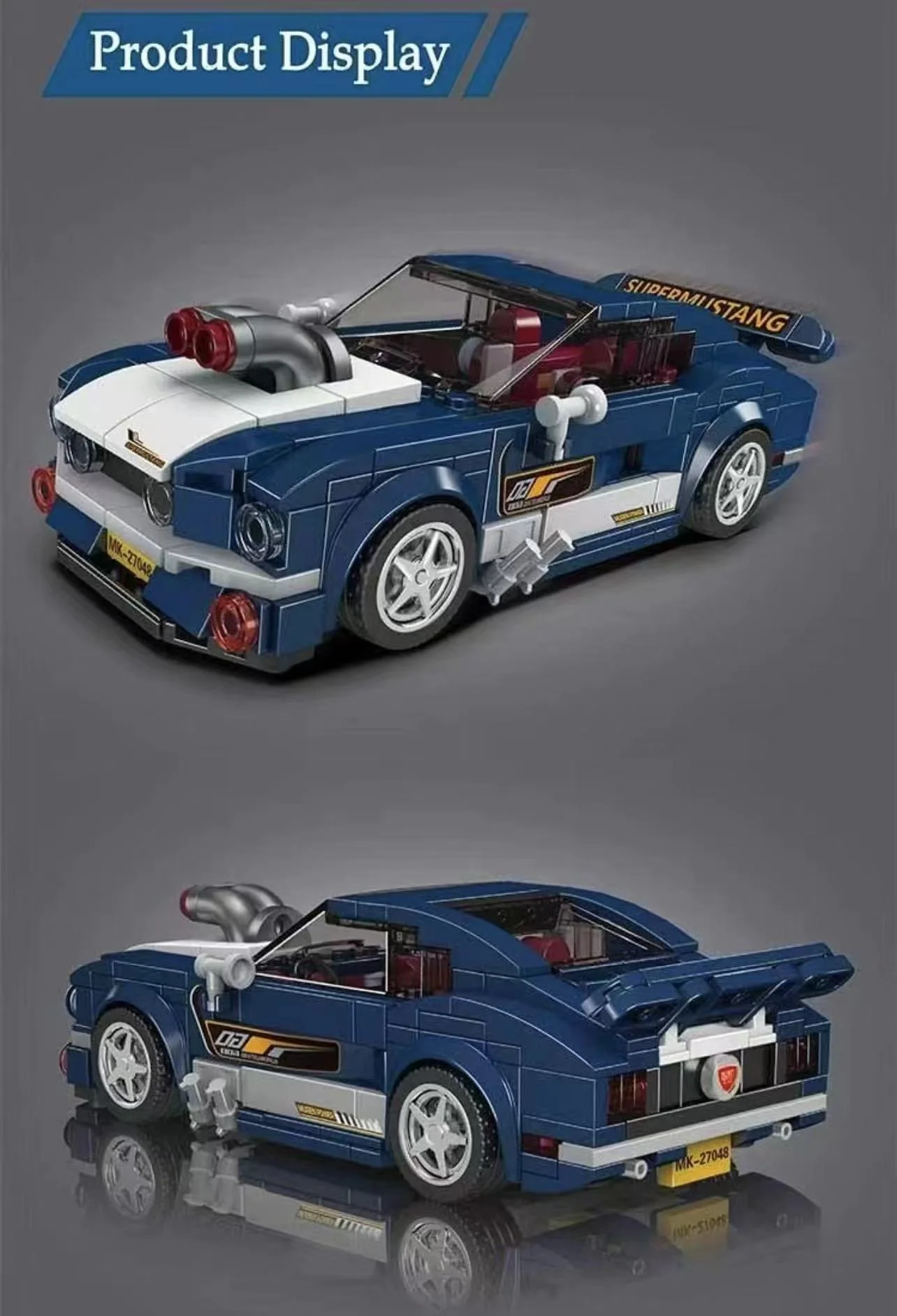 Mould King 27045-27048 Mini Luxury Car - YWOBB