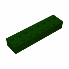 GOBRICKS GDS-544 Brick 2 x 8 - YWOBB