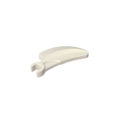 GOBRICKS GDS-90490 Barb / Claw / Horn / Tooth with Clip Curved - YWOBB