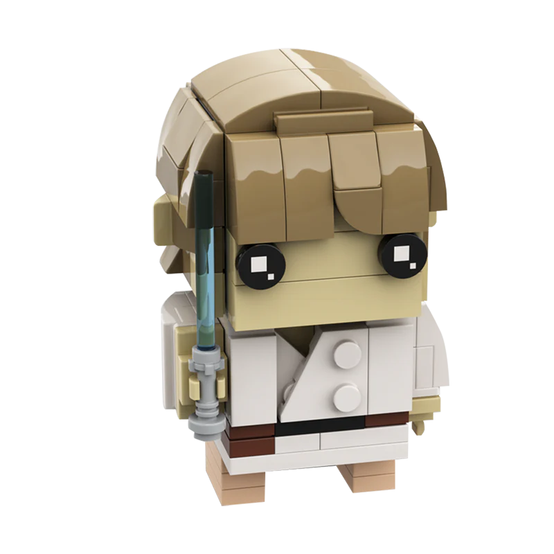 GOBRICKS MOC 138590 Luke Skywalker getting a lightsaber - YWOBB