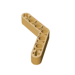 GOBRICKS GDS-673 Modified Bent Thick 1 x 7 - YWOBB