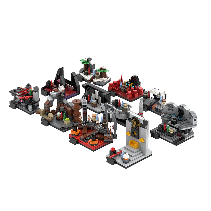 GOBRICKS MOC 75680 Micro Lightsaber Duels - The Skywalker Saga - YWOBB