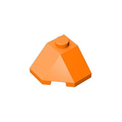 GOBRICKS GDS-802 Wedge 2 x 2 - YWOBB